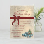 ブルートラックボウ企業の、クリスマスパーティー 招待状 (スタンド正面)