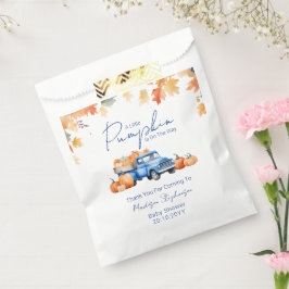 ブルートラック&リトルカボチャの方法ベビーシャワー フェイバーバッグ