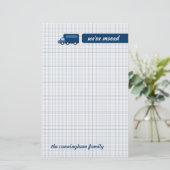 ブルートラック 便箋 (スタンド正面)