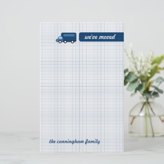 ブルートラック 便箋 (スタンド正面)