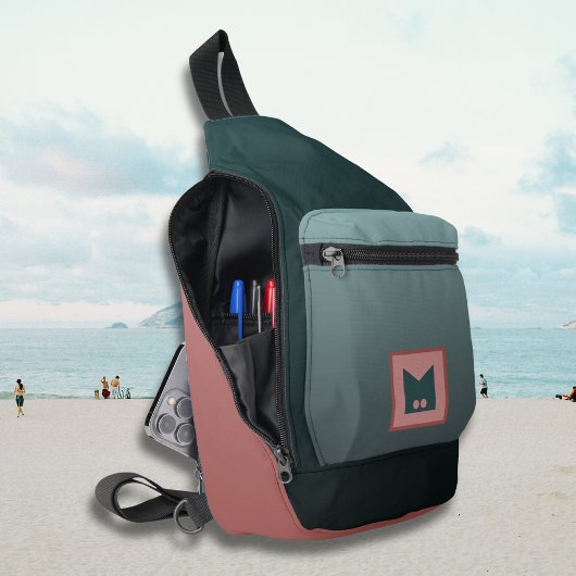 ブルートラベルスポーユニセックスツスリングクロス体バッグ スリングバッグ