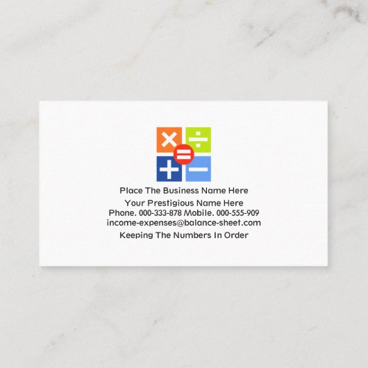 ブルートラペジウム算数ブックキーパー 名刺 (裏面)