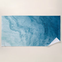 ブルートランクティ海波自然抽象芸術アート