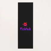 ブルートリップ(幻覚体験)のようなブラックゴールデンドルフィンヨガマット ヨガマット (裏面)