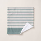 ブルートルコストライプ語文字 |農家 バスタオルセット (ウォッシュタオル)