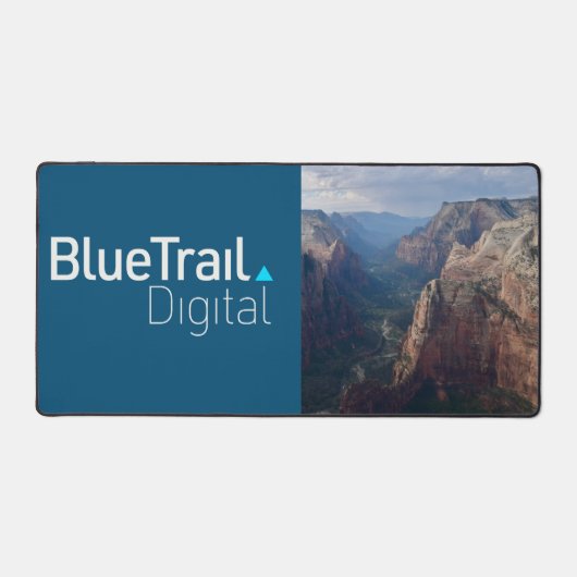 ブルートレイル デジタル Zion Mountains デスクマット (正面)