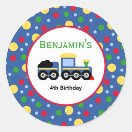 ブルートレインエンジン及び石炭車誕生日 ラウンドシール