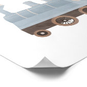 ブルートレインキッズルームデコール ポスター (角)