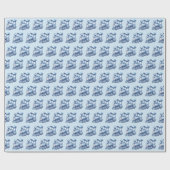 ブルートレインラッピング紙 ラッピングペーパー (フラット)