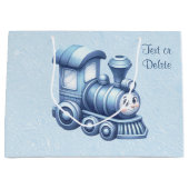 ブルートレイン抱き枕 ラージペーパーバッグ (正面)