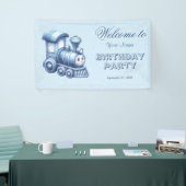 ブルートレイン誕生日へようこそ 横断幕 (トレードショー)