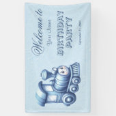 ブルートレイン誕生日へようこそ 横断幕 (縦)