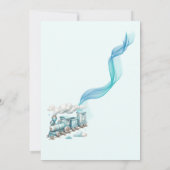 ブルートレイン オー ボー ベイビーシャワー招待状 招待状 (裏面)