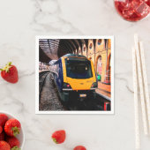 ブルートレイン、ニューヨーク駅 スタンダードカクテルナプキン (インサイチュ)