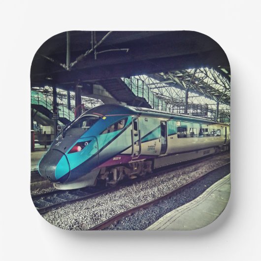 ブルートレイン ペーパープレート (正面)