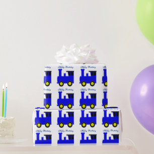 ブルートレイン 誕生日 ラッピングペーパー