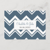 ブルートロピカルパーム結婚の木 エンクロージャーカード (裏面)