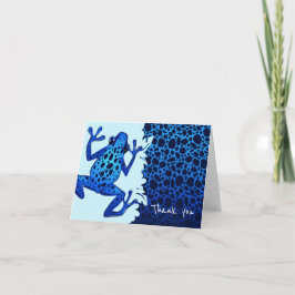 ブルートロピカルフロッグありがとうございました空白の- サンキューカード