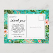 ブルートロピカルボ結婚タニカル ポストカード (裏面)