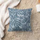 ブルートロピカルレイン装飾用クッション クッション (ブランケット)