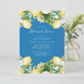 ブルートロピカル地中海のリハーサルディナー 招待状 (スタンド正面)