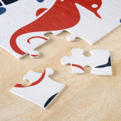 ブルートロピカル海ウミガメ ジグソーパズル (側面)