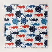 ブルートロピカル海ウミガメ ジグソーパズル (横)