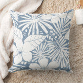 ブルートロピカル離れ装飾用クッション クッション (ブランケット)