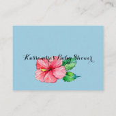 ブルートロピカル レッツ フラミンゴ おむつラッフルチケット エンクロージャーカード (裏面)