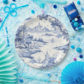 ブルートワエレガントイルフランスのクラシックスタイル ペーパープレート (パーティー)