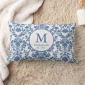 ブルートワエレガントイルモノグラムランバーピロー ランバークッション (ブランケット)