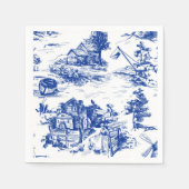 ブルートワフランスのイル スタンダードカクテルナプキン (正面)