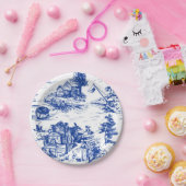 ブルートワフランスのールラウンド ペーパープレート (パーティー)