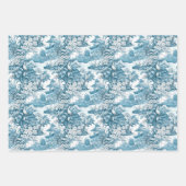 ブルートワールデジュイインスパイアフローラセット3 ラッピングペーパーシート (正面3)