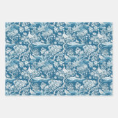 ブルートワールデジュイインスパイアフローラセット3 ラッピングペーパーシート (正面)