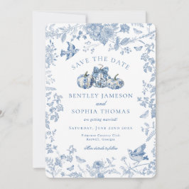 ブルートワールパンプキン フレンチコテージ セーブザデート 招待状