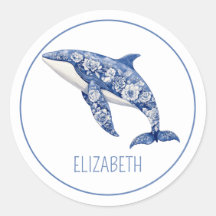 ブルートワールフローラビーチドルフィパーソナライズされたン