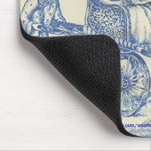 ブルートワ中国のイル マウスパッド (コーナー)