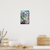 ブルートンフライアットザポンドーヴィンテージイラストレーション ポスター (キッチン)