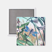 ブルートンフライアットザポンドーヴィンテージイラストレーション マグネット (正面/裏面)