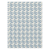 ブルートンボとフラワーテーブルクロス テーブルクロス (正面)