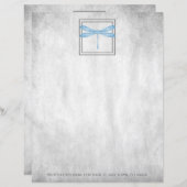 ブルートンボパーソナライズされたイ紙シート (正面/裏面)