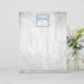 ブルートンボパーソナライズされたイ紙シート (スタンド正面)