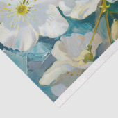 ブルートンボヴィンテージ白い花のデコページ 薄葉紙 (詳細)