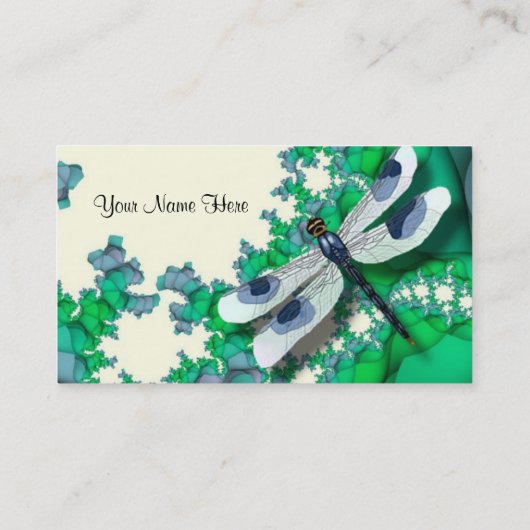 ブルートンボ名刺 名刺 (裏面)