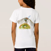 ブルートンボ草原の野生生物 Tシャツ (裏面)