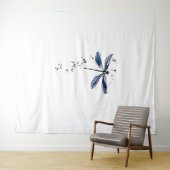 ブルートンボT-Shの女性のための春と夏 タペストリー (インサイチュ(横))