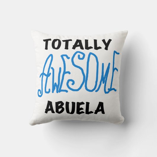 ブルートータル素晴らしアベラ・ギフト クッション (裏面)