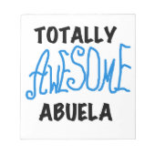 ブルートータル素晴らしアベラ・ギフト ノートパッド (正面)