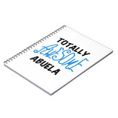 ブルートータル素晴らしアベラ・ギフト ノートブック (左側)